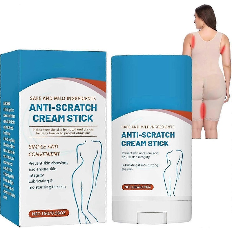 Anti-Chafing Cream, Waterproof Glide Anti-Chafing Stick, Anti-Chafe Balm, Running Anti-Chafe Stick, Thigh Rescue Anti-Friction Stick