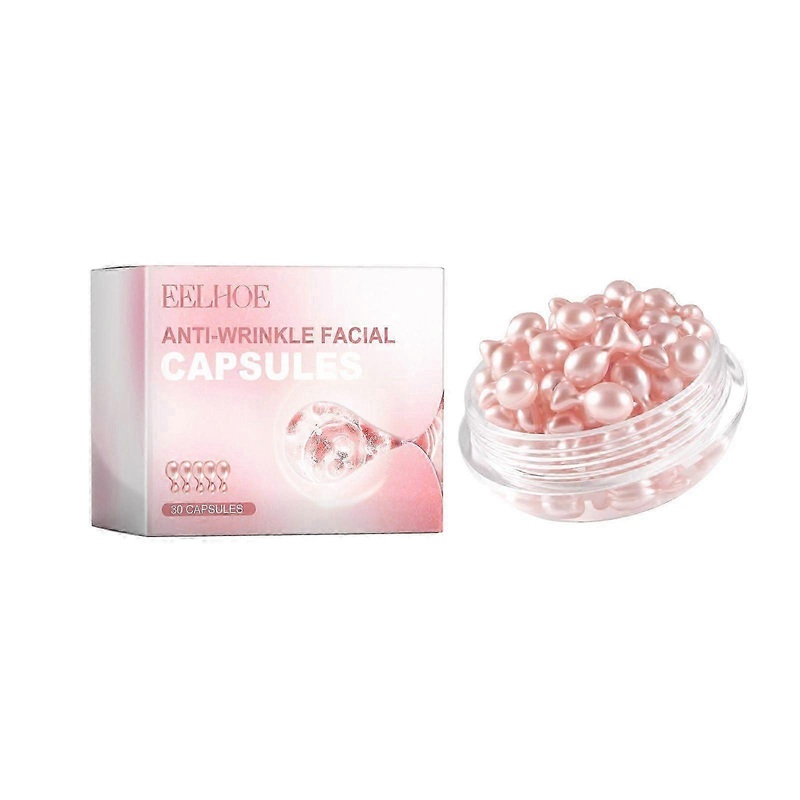 Anti-Wrinkle Facial Essence Capsules - Hydrating, Firming & Elasticity Boost with Collagen & Tocopherol