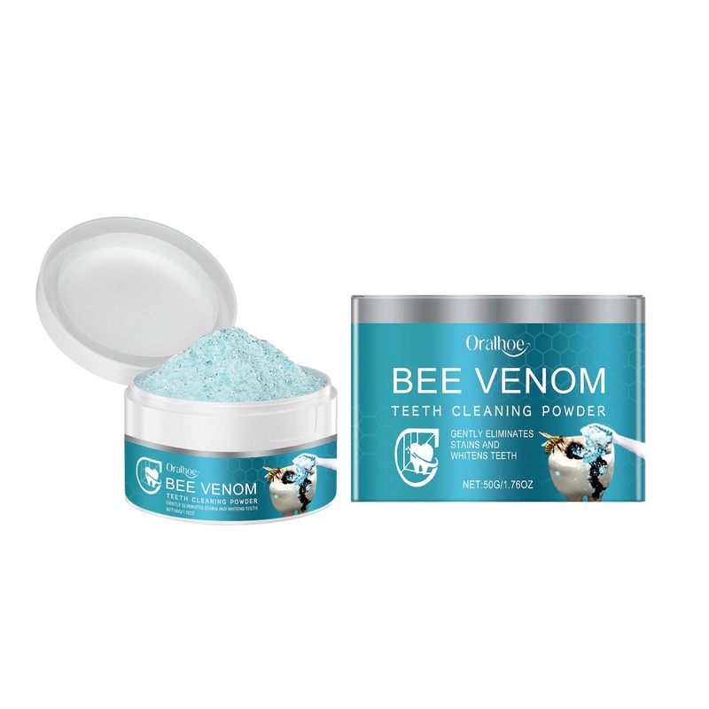 Bee Venom Tooth Cleanser gently removes stains and protects your teeth over time