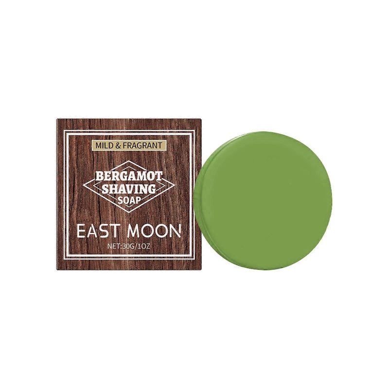 Bergamot for Men Shaving Soap Gentle Cleansing Care Facial Hair Hydrating Moisturizing Treatment