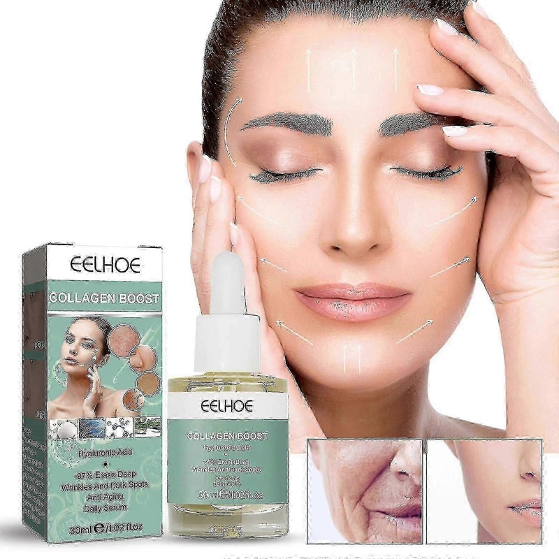 Collagen Anti-aging Serum For Fine Lines And Wrinkles - Nourishing And Repairing - Eelhoe