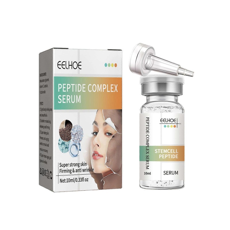 Peptide complex essence, lightens fine lines, wrinkles, neck lines, moisturizes and tightens the skin, anti-aging essence