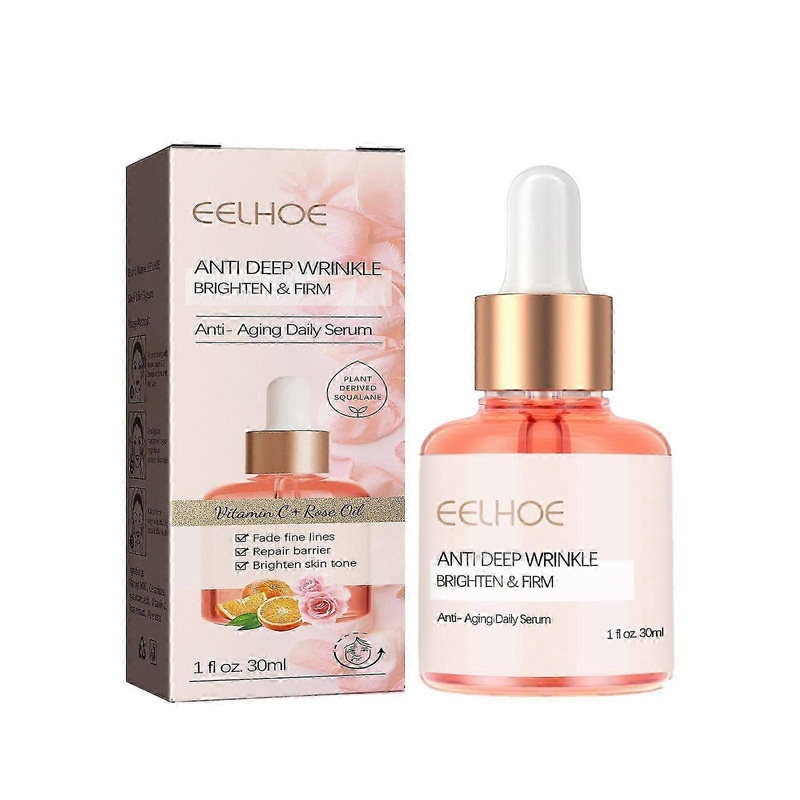 Rose Oil VC Anti-Aging Serum - Hydrating, Firming, Anti-Wrinkle Essence for Youthful Skin