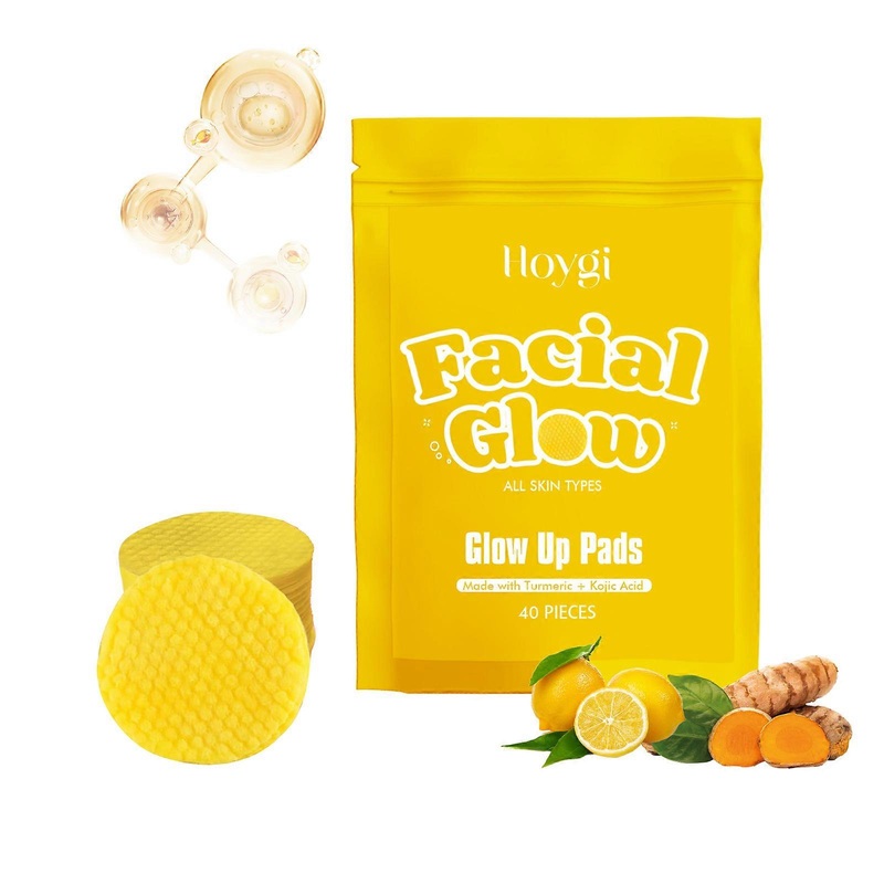 Turmeric Cleansing Pads Gently cleanse facial skin, improve dull skin, cleanse, soothe and nourish