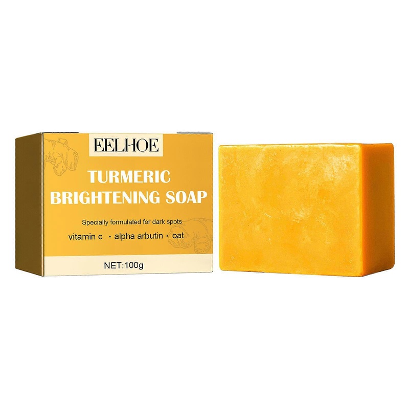 Turmeric Cleansing Soap cleanses face, fades blemishes and spots, brightens and softens skin, brightens and softens skin soap