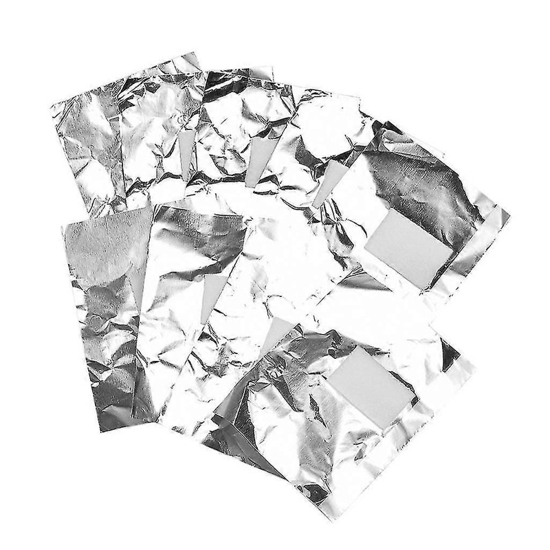 100 Pieces Nail Art Gel Polish Remover Pads Cotton Nail Tinfoil Cleaner Tool