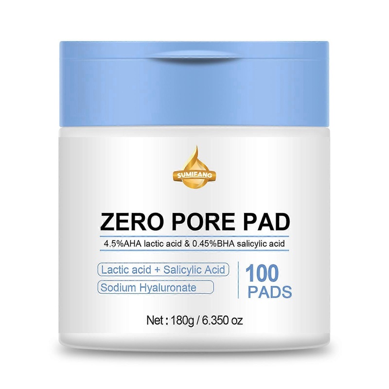 100pcs Salicylic Acid Facial Toner Pads Oil Control and Acne Elimination Pads