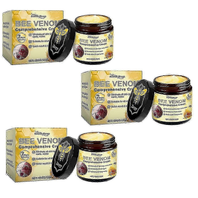 Bee Venom Comprehensive Cream, Anti-wart Reduces Blemishes, Bee Venom Skincare Treatment Cream For All Skin Types 2025 New