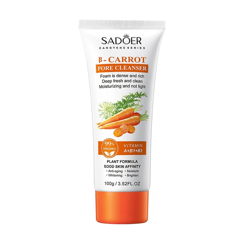 Carrot Cleansing Milk Oil Control Brightening Refreshing Moisturising Cleanser 100ml PU3589