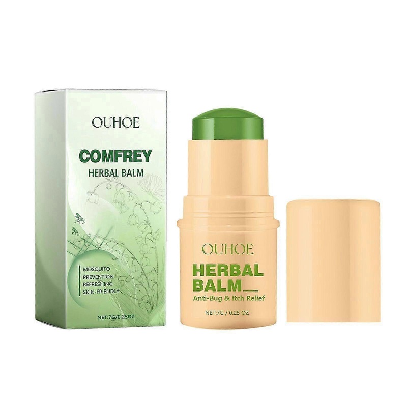Comfrey Herbal Balm - Anti-Itch Cream for Mosquito Bites, Skin Repair & Moisturizing, 7g