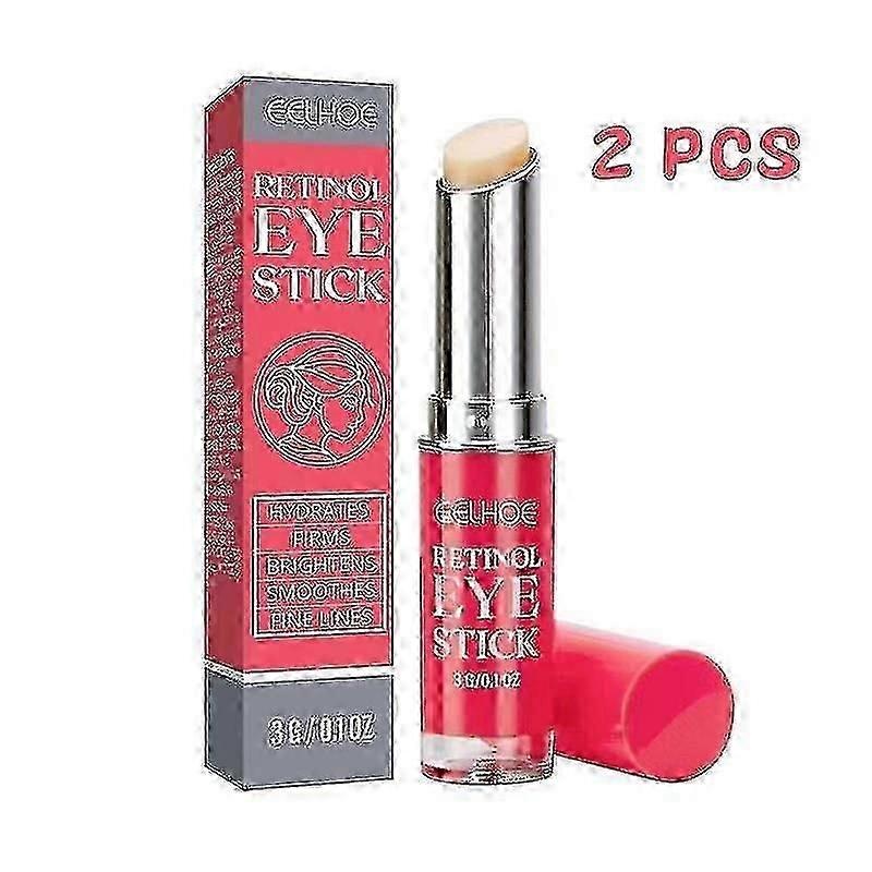 Eelhoe 1/2pcs Retinol Eye Cream Stick Fade Dark Circles Remove Eye Bags Anti-aging Wrinkle Anti Puffiness Moisturizing Eye Care KR