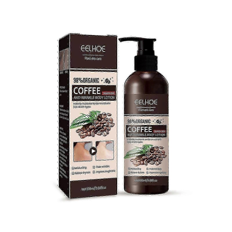 Eelhoe Coffee Anti-Wrinkle Fragrance Body Lotion Refreshing Delicate Brightening Skin Repair Dry Skin Beauty Body Lotion - 100Ml