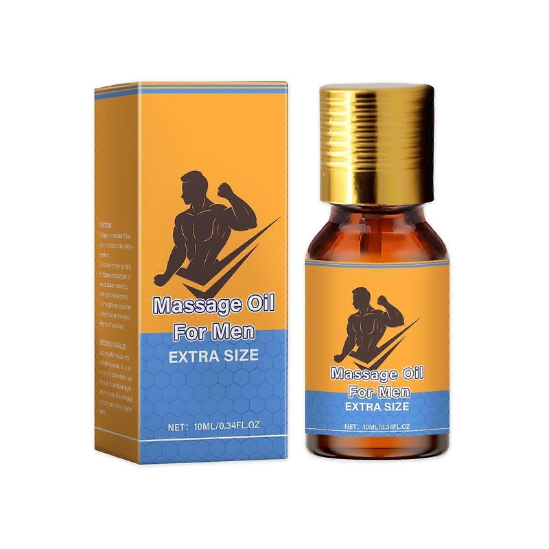 Men's Massage Essential Oil - 10ml. External Use Moisturizing Hydrating Energizing And For Massage And Skin - Care. PU4049