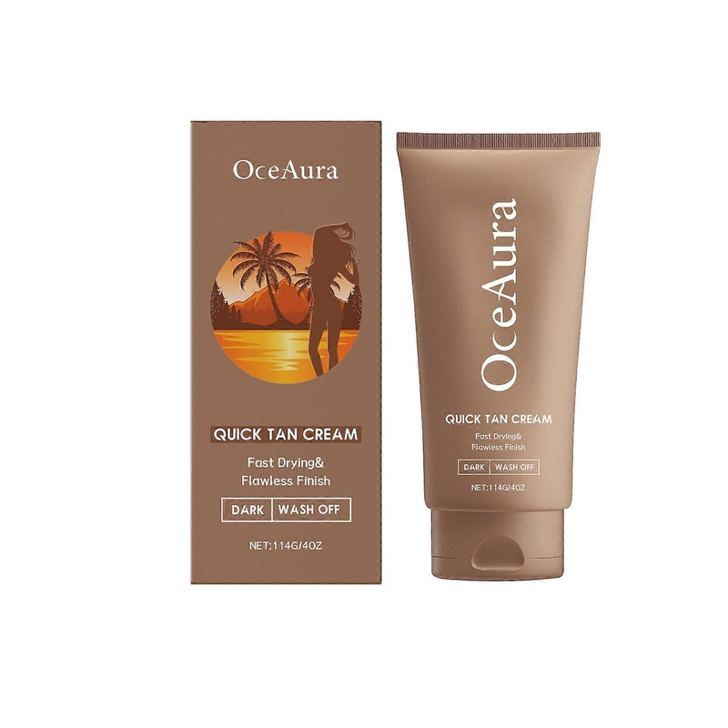 OceAura Gentle Black Cream Gentle Black Cream Gentle Brightening Summer Outdoor Supplement Soft and Glossy Facial Body Skin Black Cream