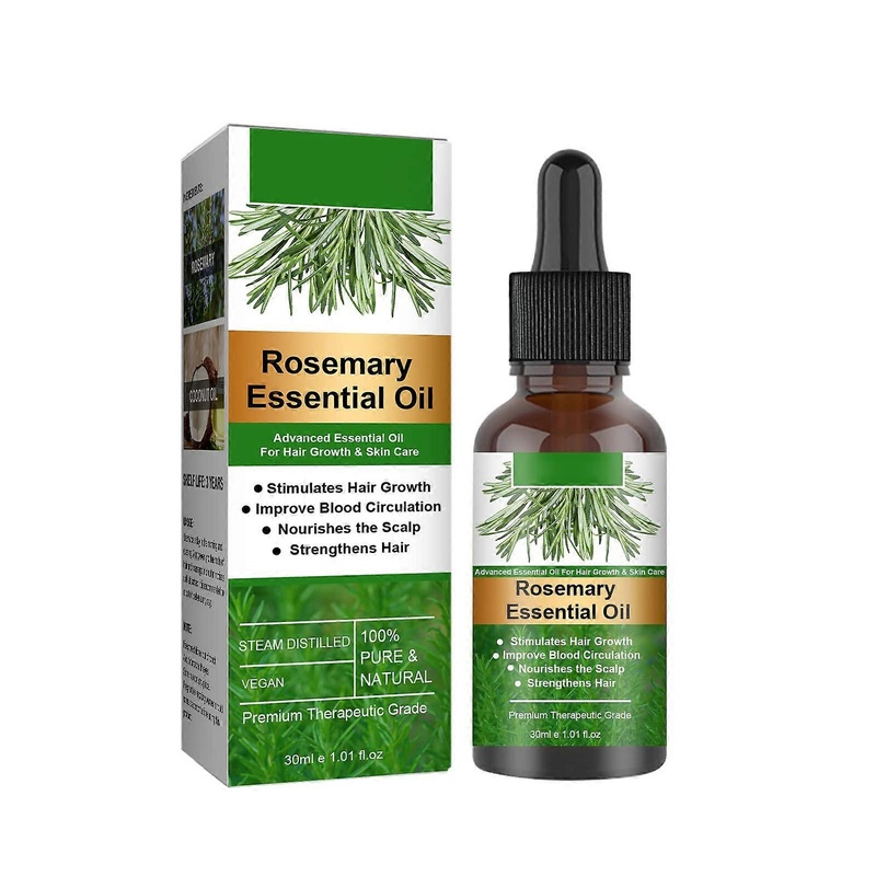 Rosemary Essential Oil - Rosemary Hair Oil for Hair Growth, Natrual Essential Oil for Aromatherapy Diffuser