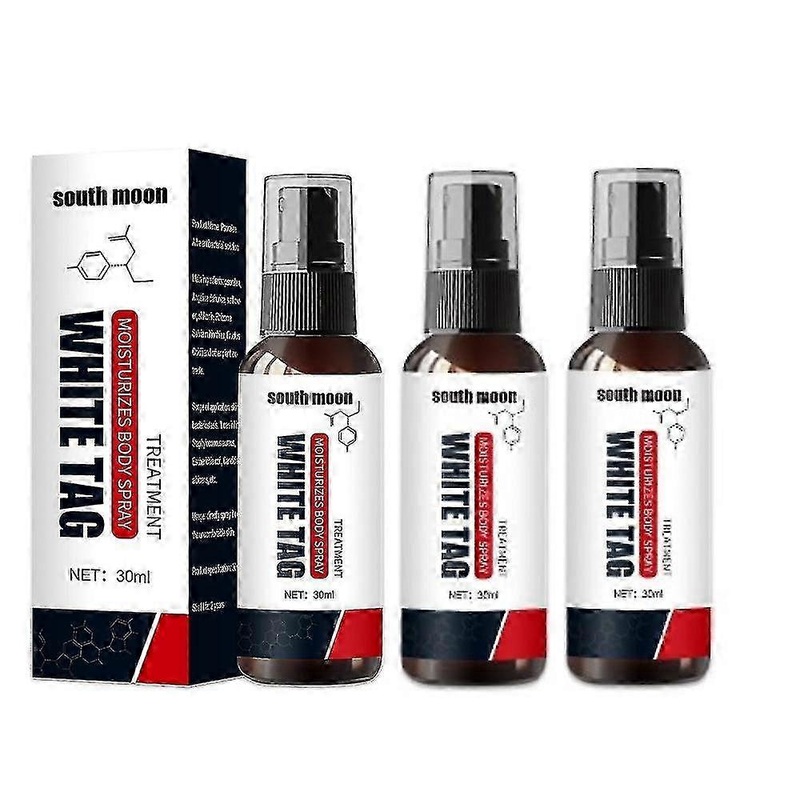 3pcs White Spot Reduce Spray White Tag Vitiligo Treatment Moisturizing Skin Vitiligo Care Spray 30ml