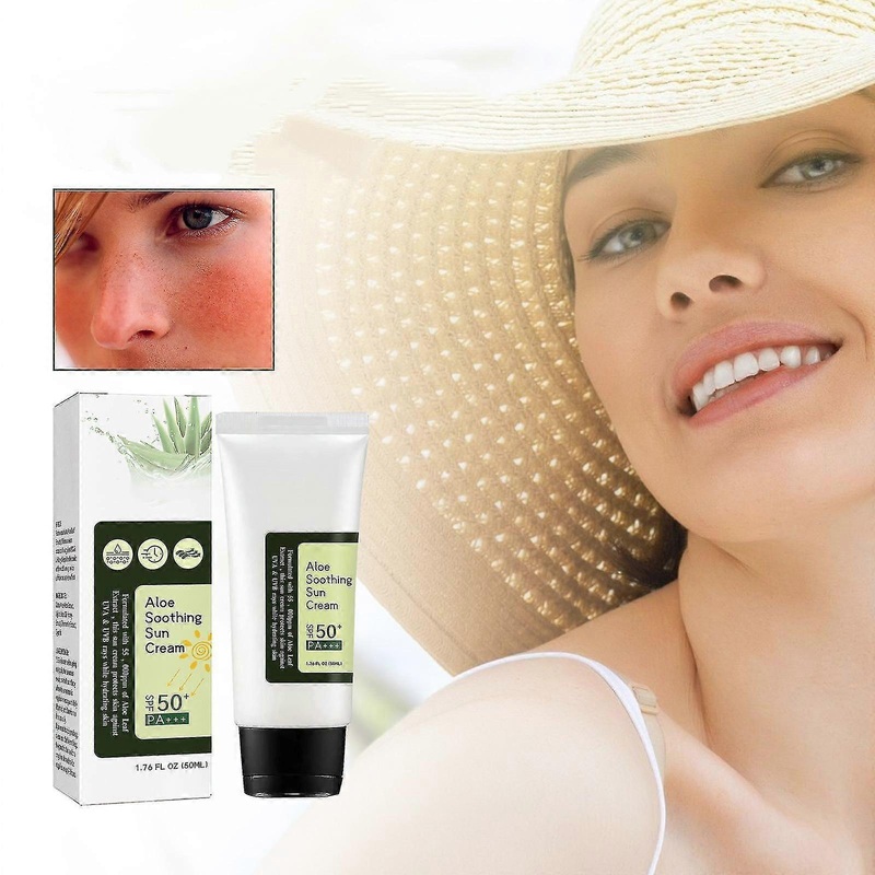 3x Aloe Soothing Hydrating Sun Cream Spf 50 Sunscreen Skin Care Uv Protection