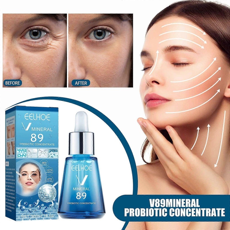 EELHOE Mineral V89 Probiotic Concentrated Anti-Wrinkle Serum, Reduces Wrinkles, Hydrates and Firms the Skin for Sensitive Skin Moisturizing and Hydrat