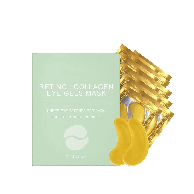 Eye Mask Brightens Eyes Slip Moisturizing Facial Mask For Dark Circles Bags And Fine Lines Infused With Hyaluronic And 10 Pairs 10ml PU8520