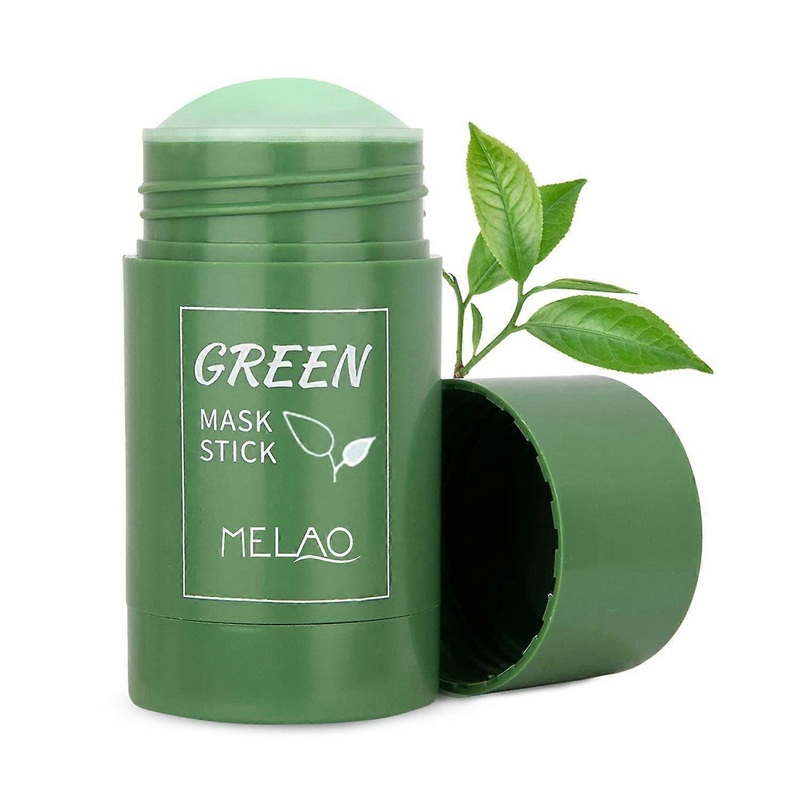 Green Tea mask stick , Purifying green tea Mask, Green Clay Stick Mask For Blackhead Remove, Anti-Acne Oil Control & Clean Pores for All Skin Types Wo