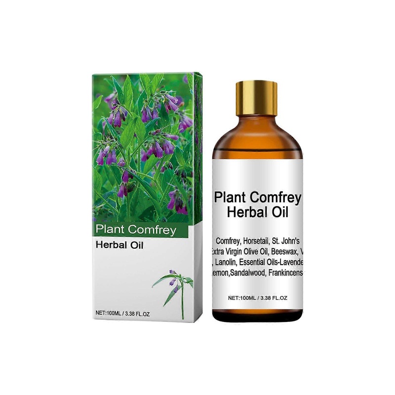 Herbal Comfrey Oil  Massage Essential Oil Nourishing Body Oil Soothing Massage Lubricating Moisturizing 100ml