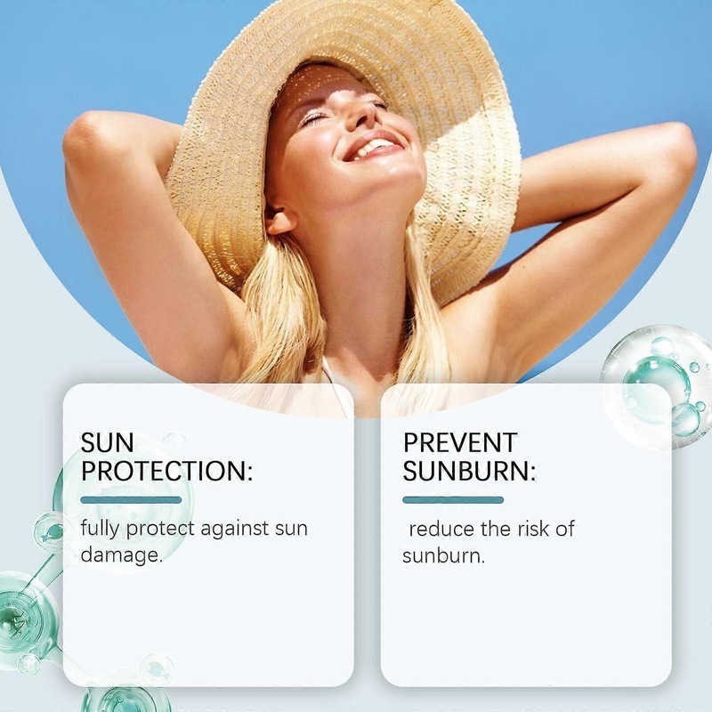 Moisturizing Sunscreen Lotion No White Formulated With Natural Ingredients For Melanin Skin 85g