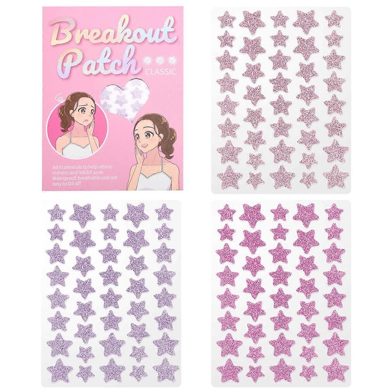 Pimple Patches for Face (120 Counts) Purple+Pink+Rose Red