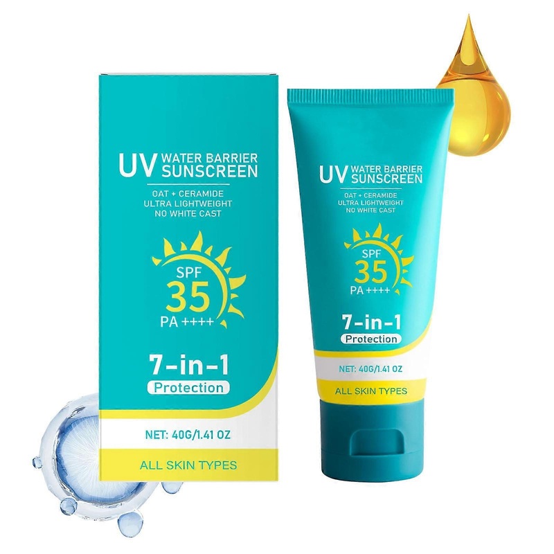 Whitening Brightening Isolating Sunscreen Clear Perspiration Sunscreen 40g