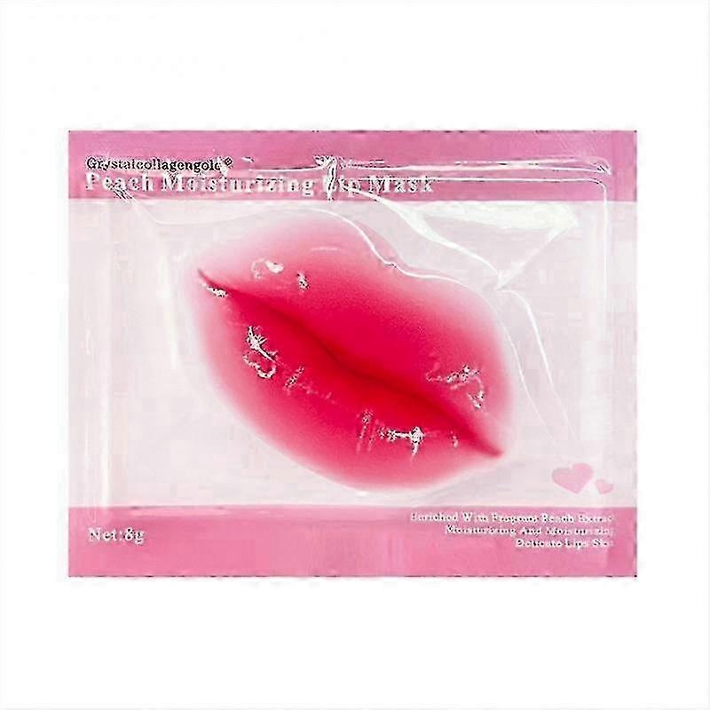1/10Pcs Pink Crystal Collagen Lip Mask Nourishing Moisturizing Anti-drying Anti Ageing Wrinkle Lips Masks Lip Plumping Skin Care