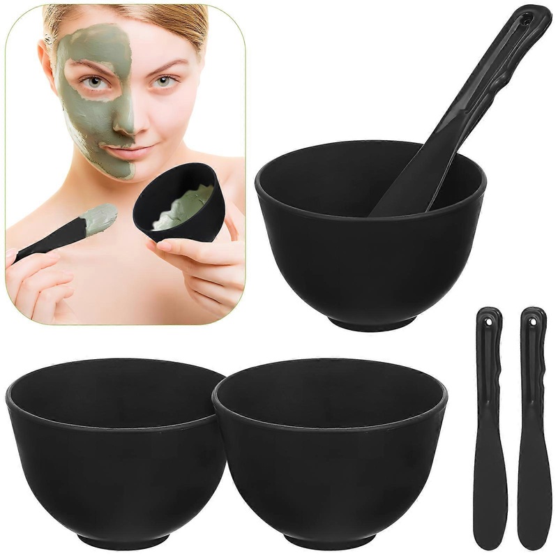 1 Set Facial Mask Bowl Mud Mask Mixer Bowl Applicator Tool Homemade Mask Mixing Bowl Holder Diy Mask Tool