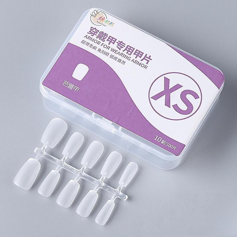 10pairs Of 100pcs/Box False Nails Tip Ballet Nail XS