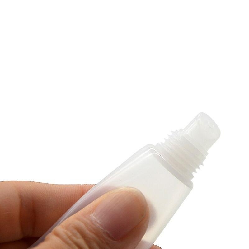 10pcs 15/10/8ml Empty Lipstick Tube Lip Balm Soft Tube Clear Lip Gloss Container