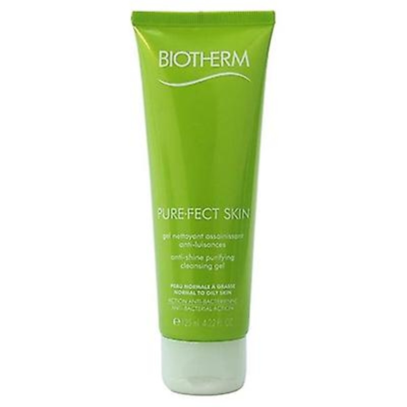 Biotherm Pure-fect Skin Anti-Shine Purifying Cleansing Gel Normal To Oily Skin 4.22oz / 125ml