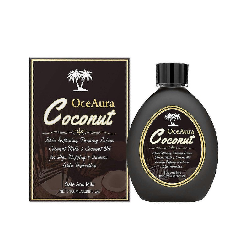 Coconut Dark Tanning Lotion Accelerator For Indoor Tanning Beds And Outdoor Sun Tan_XG