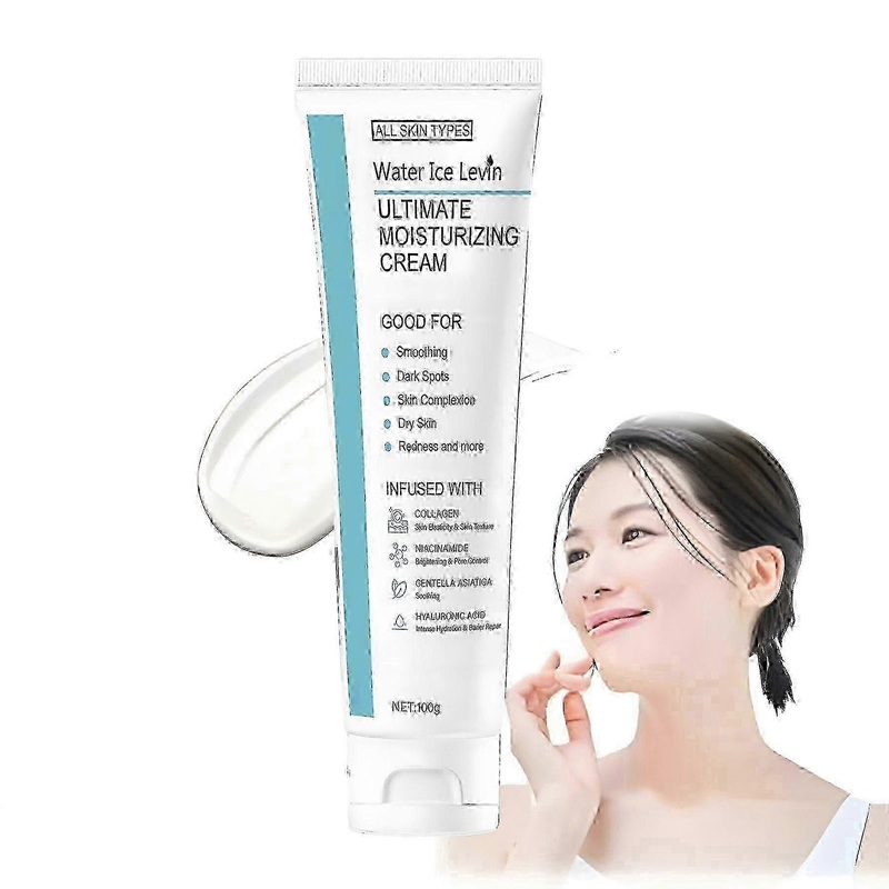 Moisturizing Cream With Centella Asiatica, Niacinamide, Hyaluronic Acid, CollagenAnti-Wrinkles, Fine Lines, Dark Spots, Dry Skin, Redness, Barrie