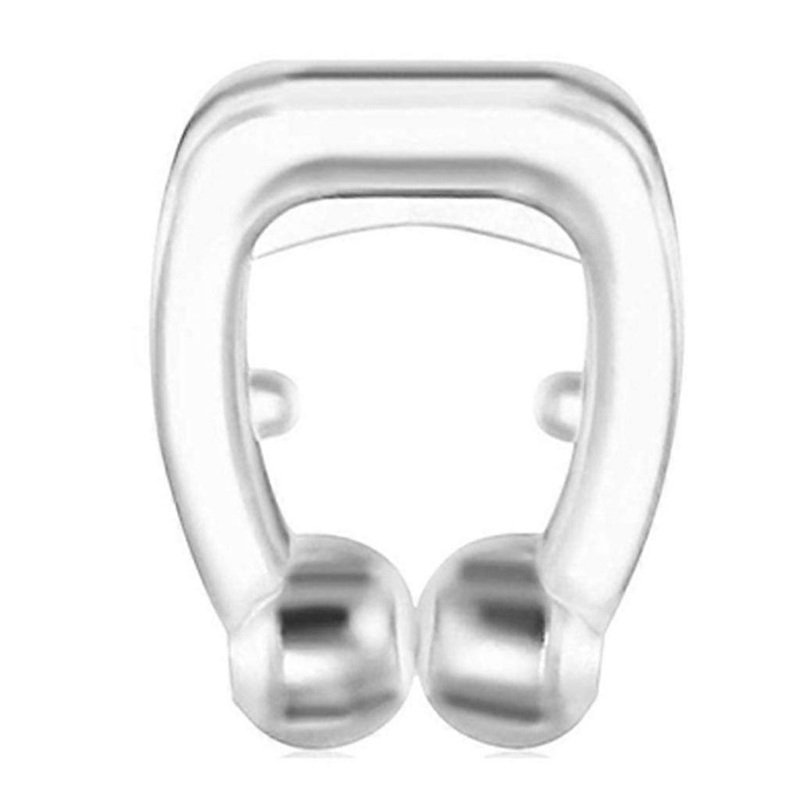 Silicone Mini Magnetic Anti Snoring Nasal Dilator Nose Clip Device