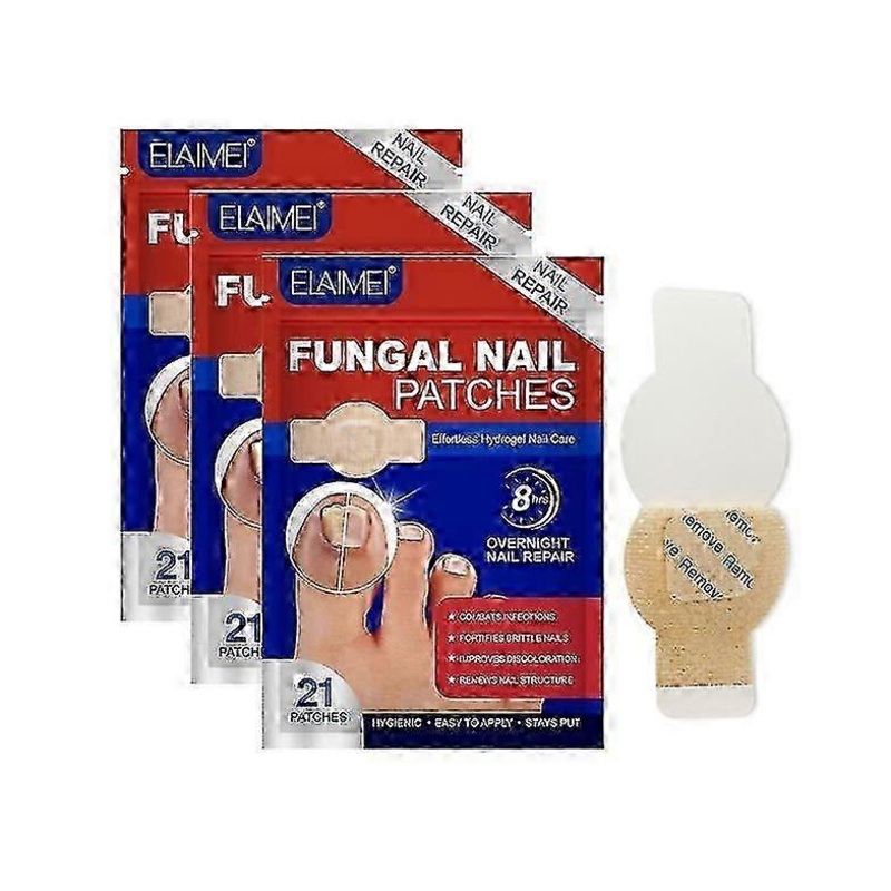 1/2/3/4/5Pcs Toenail Fungus Patch Waterproof Nail Repair Patches Nail Ingrown Correction Stickers for Discolored Or Damaged Nails