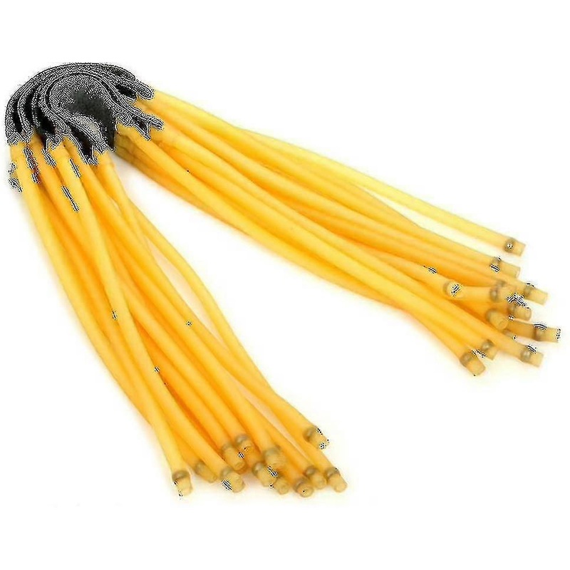 10 Strips Hunting Catapult Rubber Rings