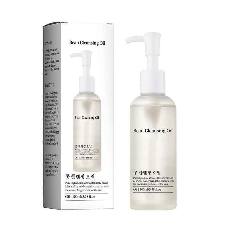 Bean Cleansing Oil / 100ml Lightweight Oil Cleanser Make Up Remover for Daily Skin Care, Blackhead, Pore Cleansing, Sensitive Skin, Refreshing, Non Gr