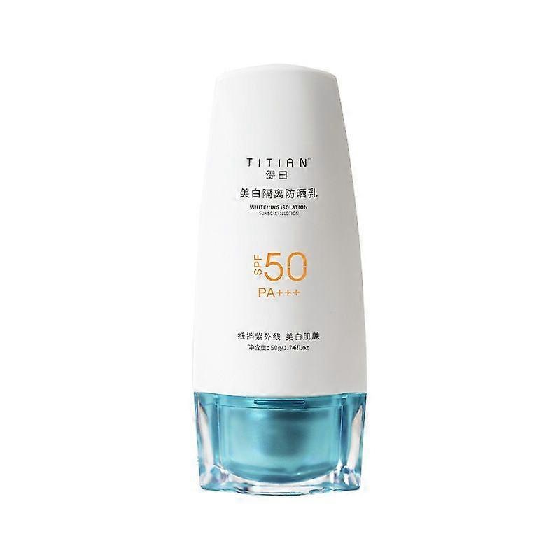Face Sunscreen SPF 50, Sunscreen 50, 48H Hydration, Waterproof Sunscreen, UVA/UVB Sunscreen, Suitable for Women, Summer, Swimming, Camping, Shopping
