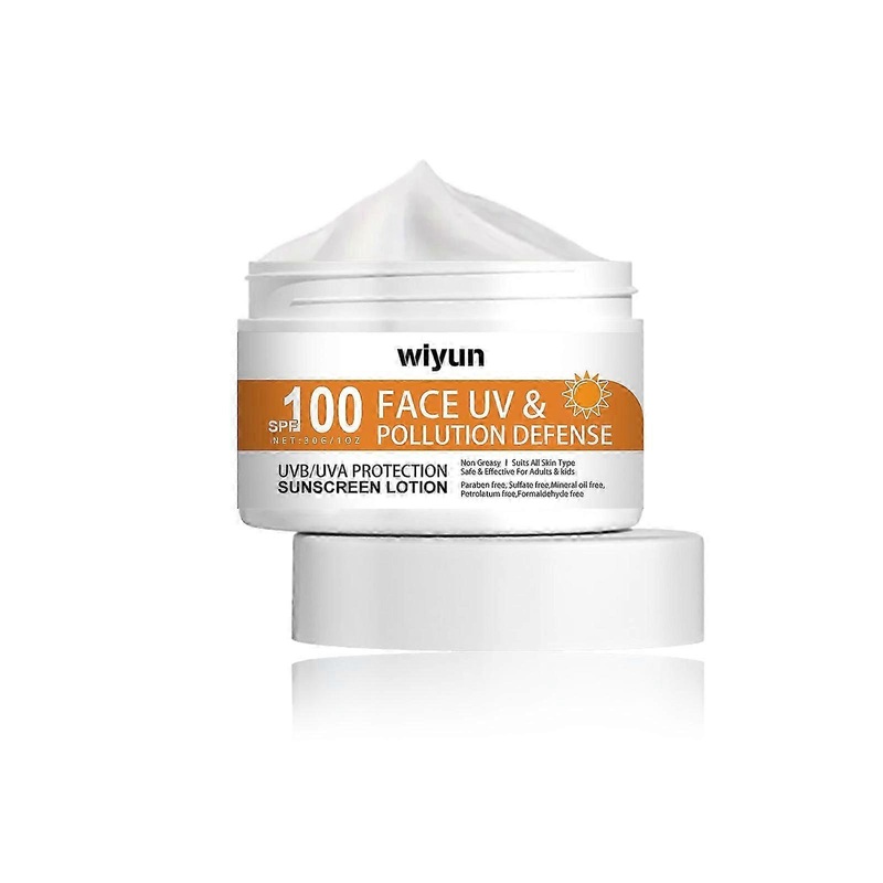 Gentle UV Protective Cream - Moisturizing, Non-Sticky, Refreshing Skin Care with Glycerin & Hyaluronic Acid