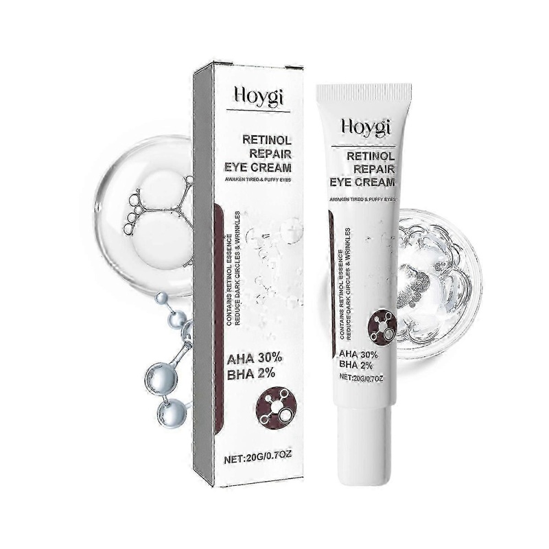 Hoygi Retinol Repair Eye Cream, Reduce Wrinkles Fine Lines Bags Dark Circles Brightening Skin Anti-W