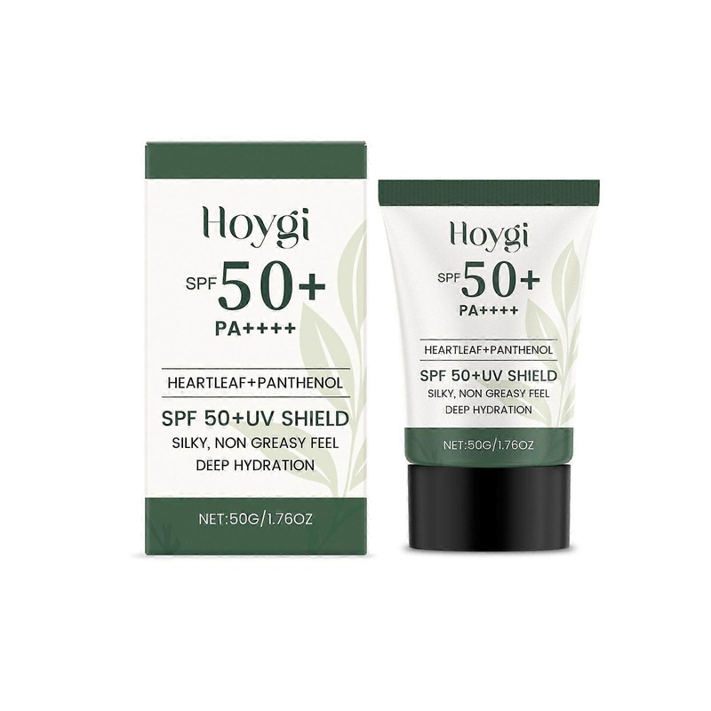Moisturizing Sunscreen, UV Daily SPF 50 Facial Sunscreen Moisturizer with Hyaluronic Acid, Daily Facial Moisturizer with SPF, Sunscreen