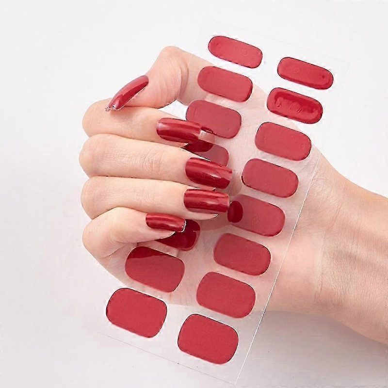 Self-Adhesive Nail Stickers, Glitter Gradient Nail Decorations, 16 Pieces5