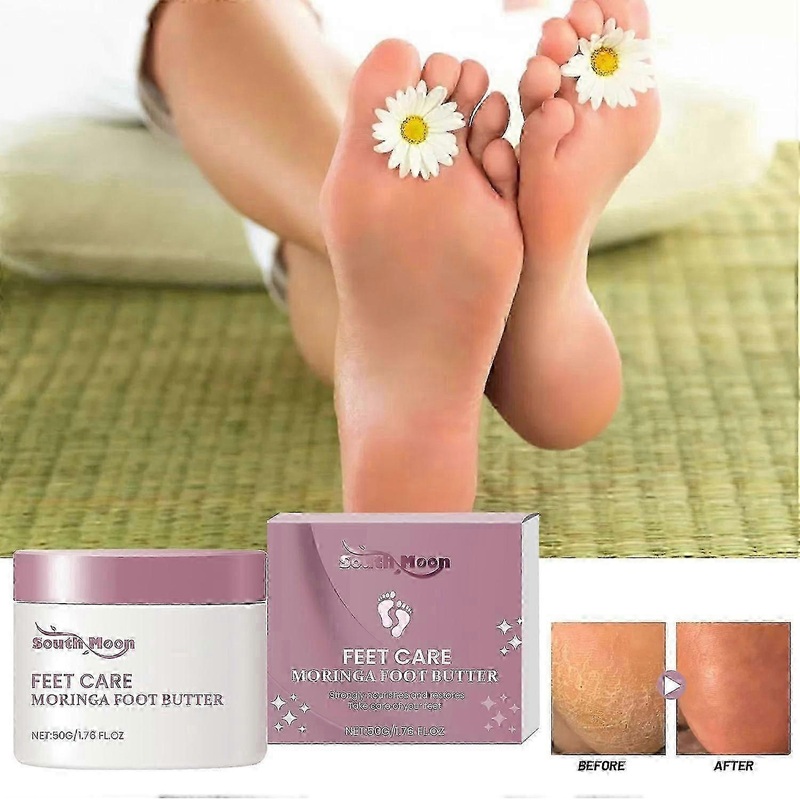 South Moon Moringa Foot Butter, Foot Care Hydrating Anti-cracking, Peeling And Chapping Repair Foot