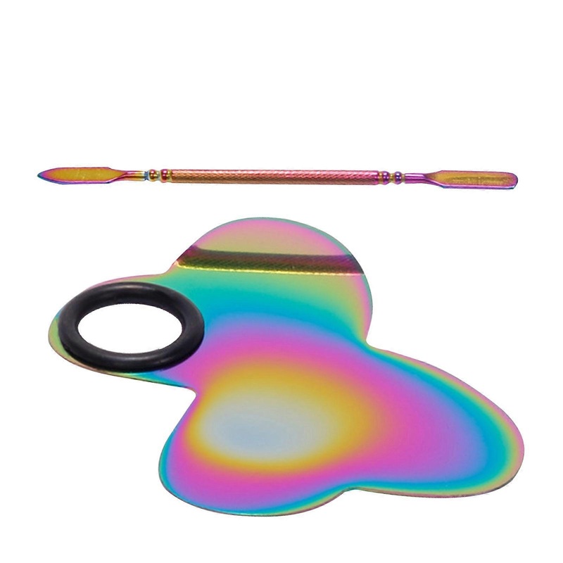 Stainless Steel Paint Palettes Watercolor Palette Painting Tray for Painting Party Nail Arts DIY Craft and Art Painting
