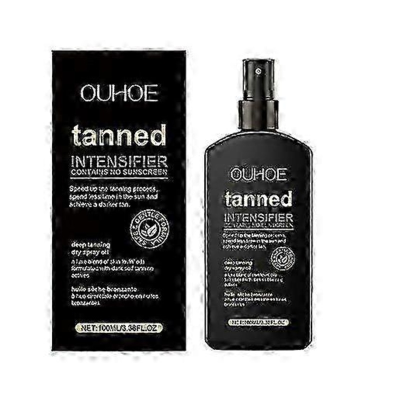 Tanning Oil | Tanned Intensifier Dry Spray Oil - Fast, Dark Outdoor Sun Tanner From Tan Accelerating Actives, Moisturizing Tanning Body Oil, No S