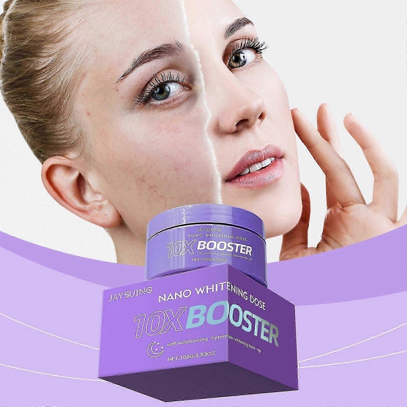 100g Nano Whitening Cream with Hyaluronic Acid & Niacinamide - Intense Moisturizing, Brightening & Anti-Aging Care, Suitable for All Skin Types