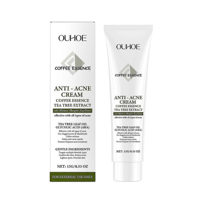Anti-Ance Cream, Nourishing Acne Treatment Cream, Soothes Skin, Hydrates and Refines Pores, Lightens Acne, Nourishing Acne Cream