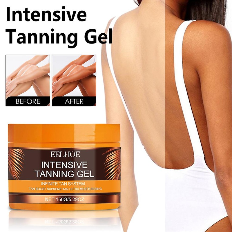 Luxury Intensive Tanning Gel, Intensive Tanning Luxe Cream for Body Sunbeds Outdoor Summer Beach Women